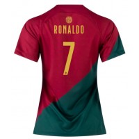 Billiga Portugal Cristiano Ronaldo #7 Hemma fotbollskläder Dam VM 2022 Kortärmad